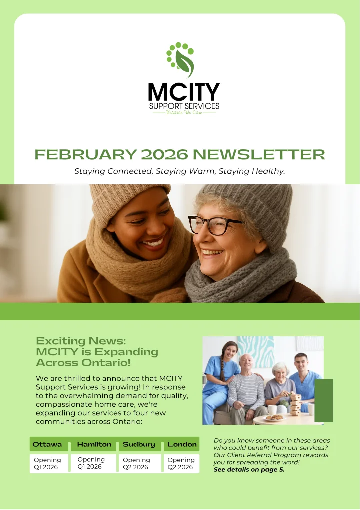 Cover of February 2026 Newsletter