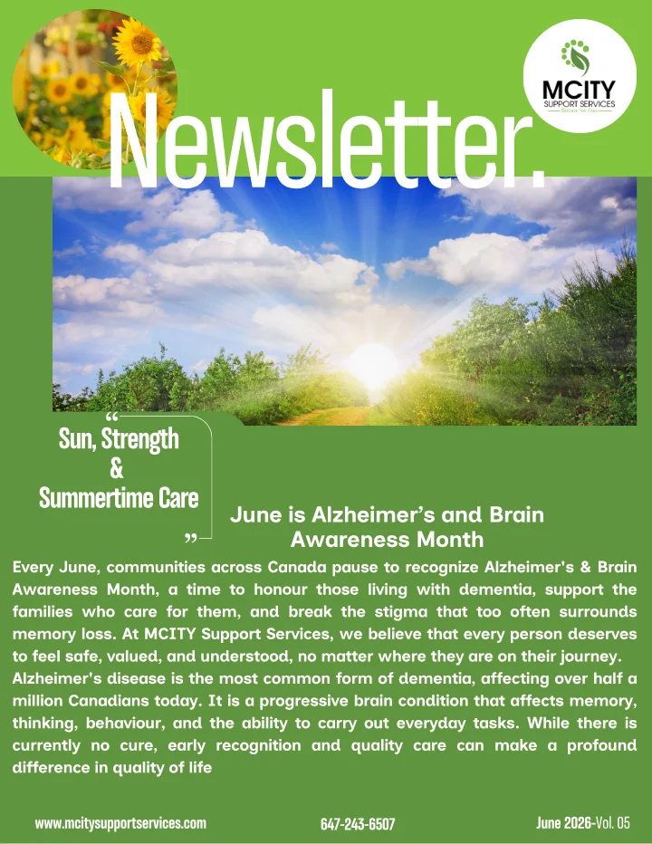 Cover of June 2026 Newsletter